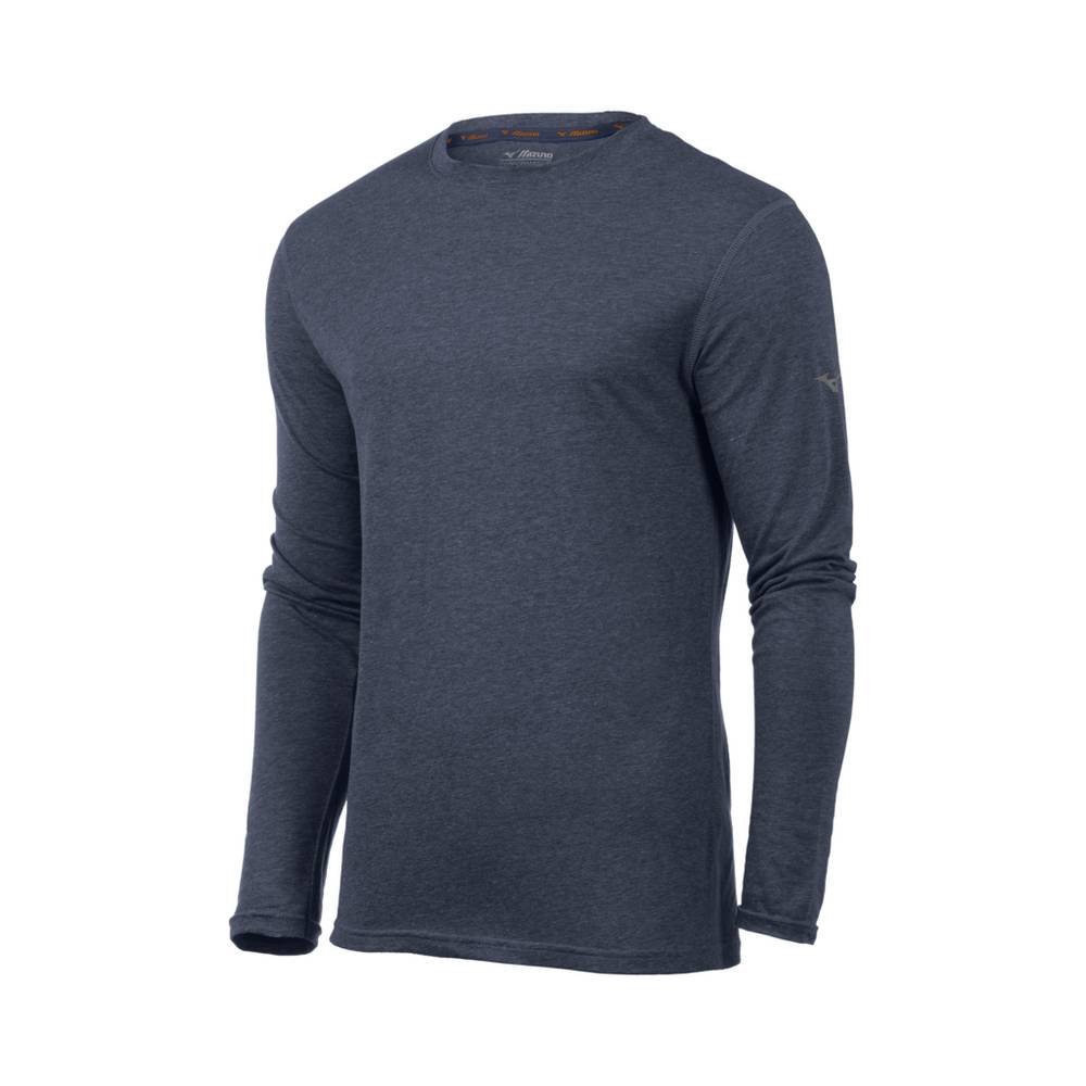 Panske Treningove Oblecenie Mizuno Inspire Long Sleeve Indigo Vypredaj MCLJ76289